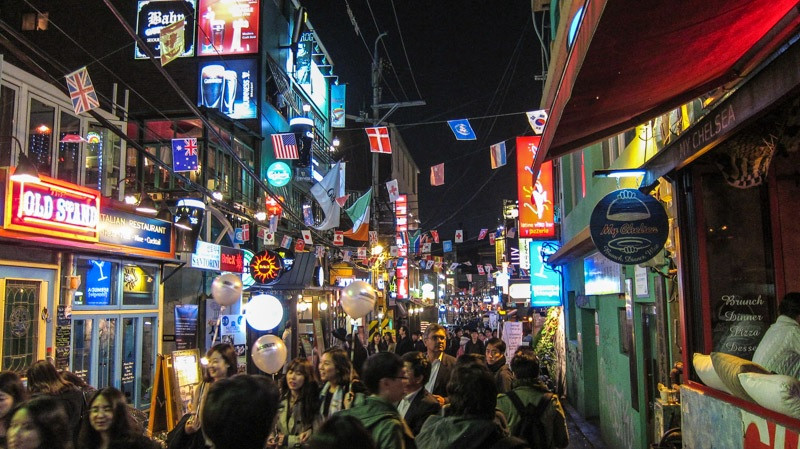 Itaewon y Haebangchon